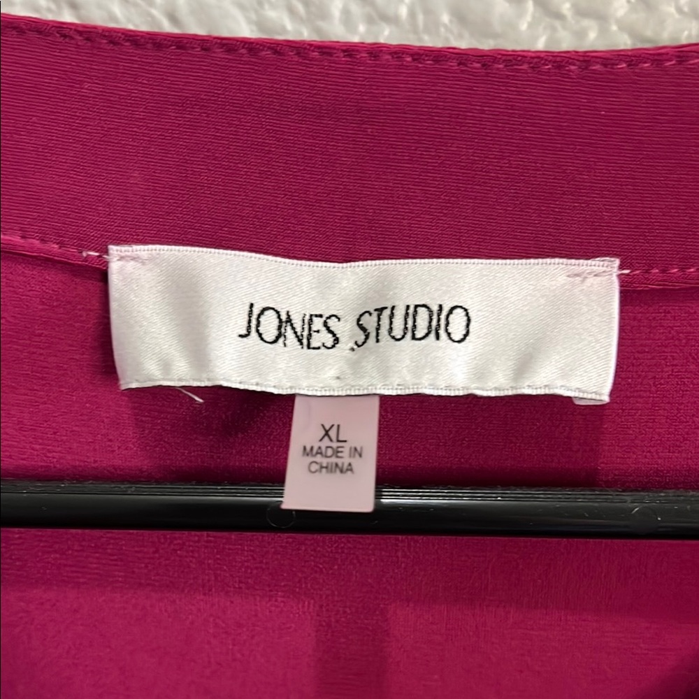 Jones Studio Magenta Sleeveless Dress Top size XL - Picture 2 of 6